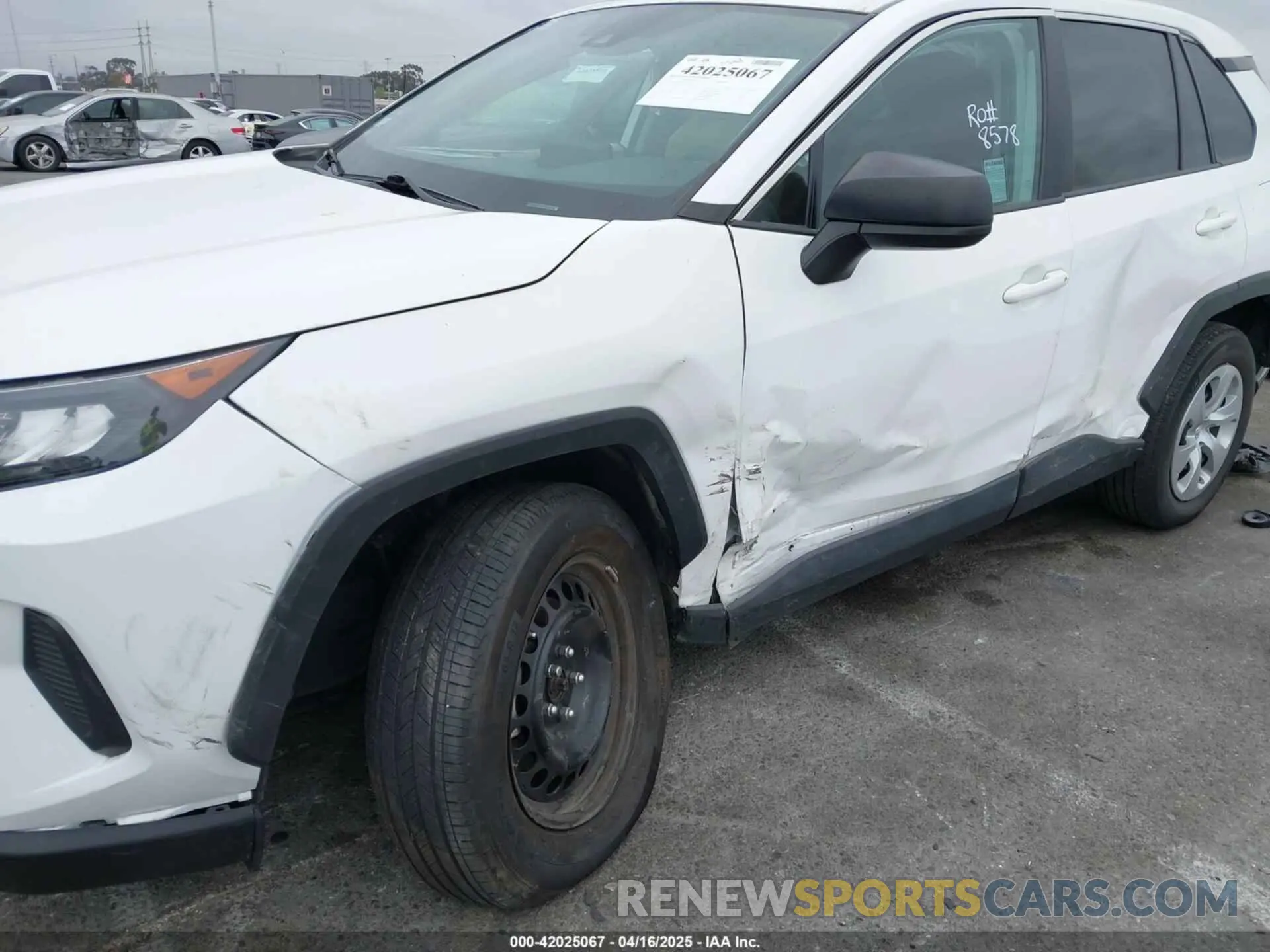 6 fotografías del automóvil dañado 2T3F1RFV0NW267396 TOYOTA RAV4 2022