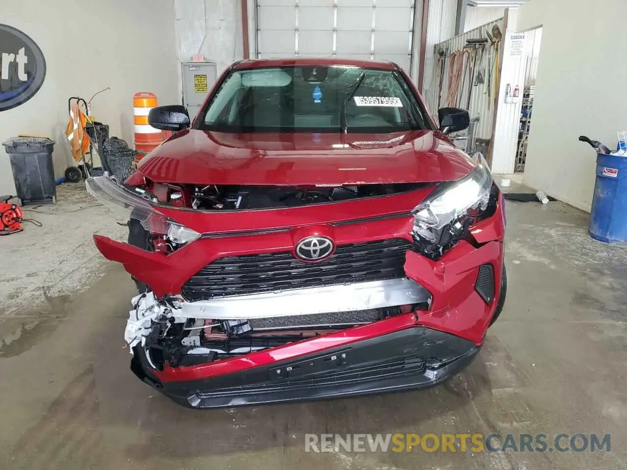 5 fotografías del automóvil dañado 2T3F1RFV0NW284621 TOYOTA RAV4 2022