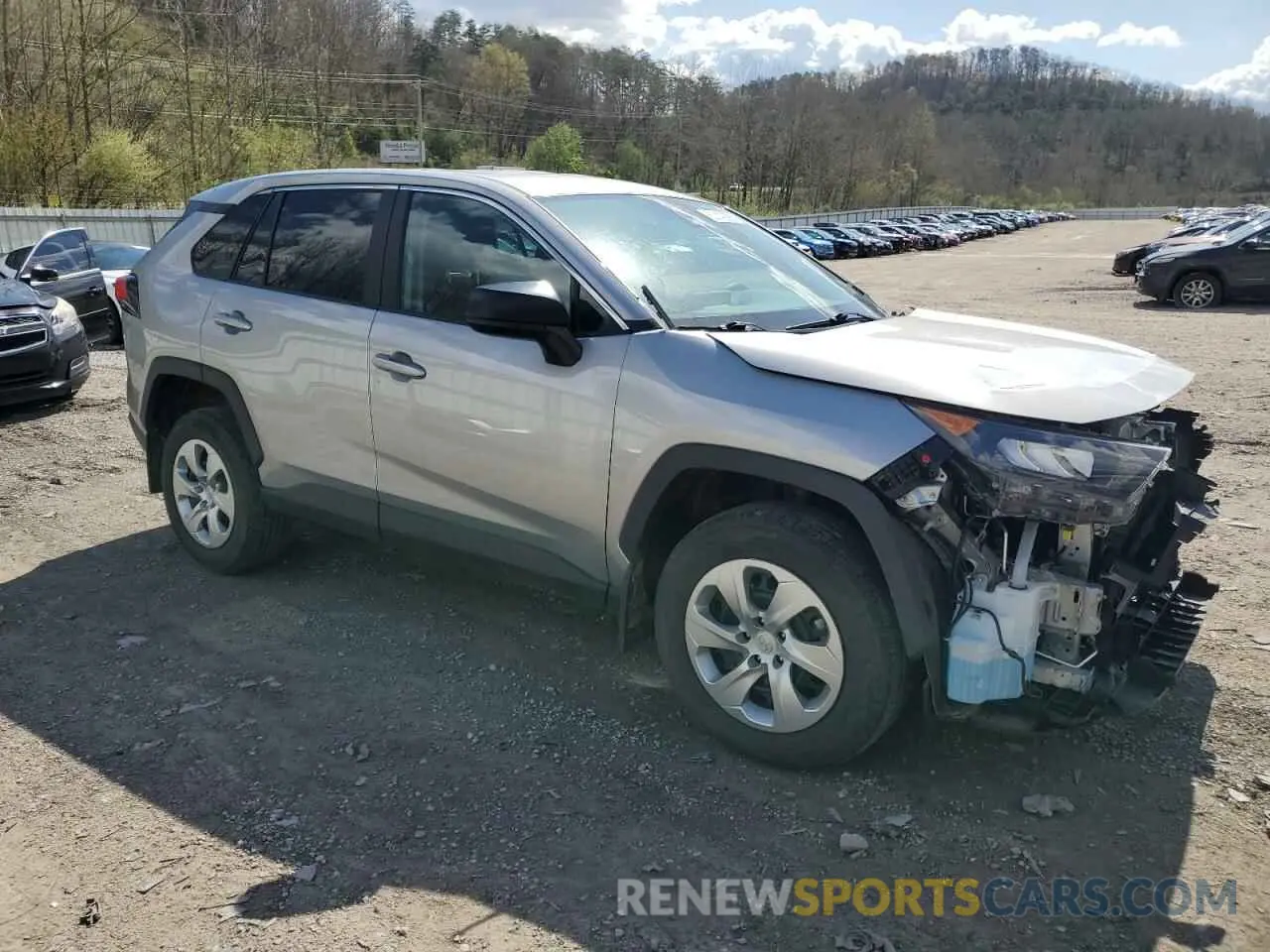 4 fotografías del automóvil dañado 2T3F1RFV0NW321778 TOYOTA RAV4 2022