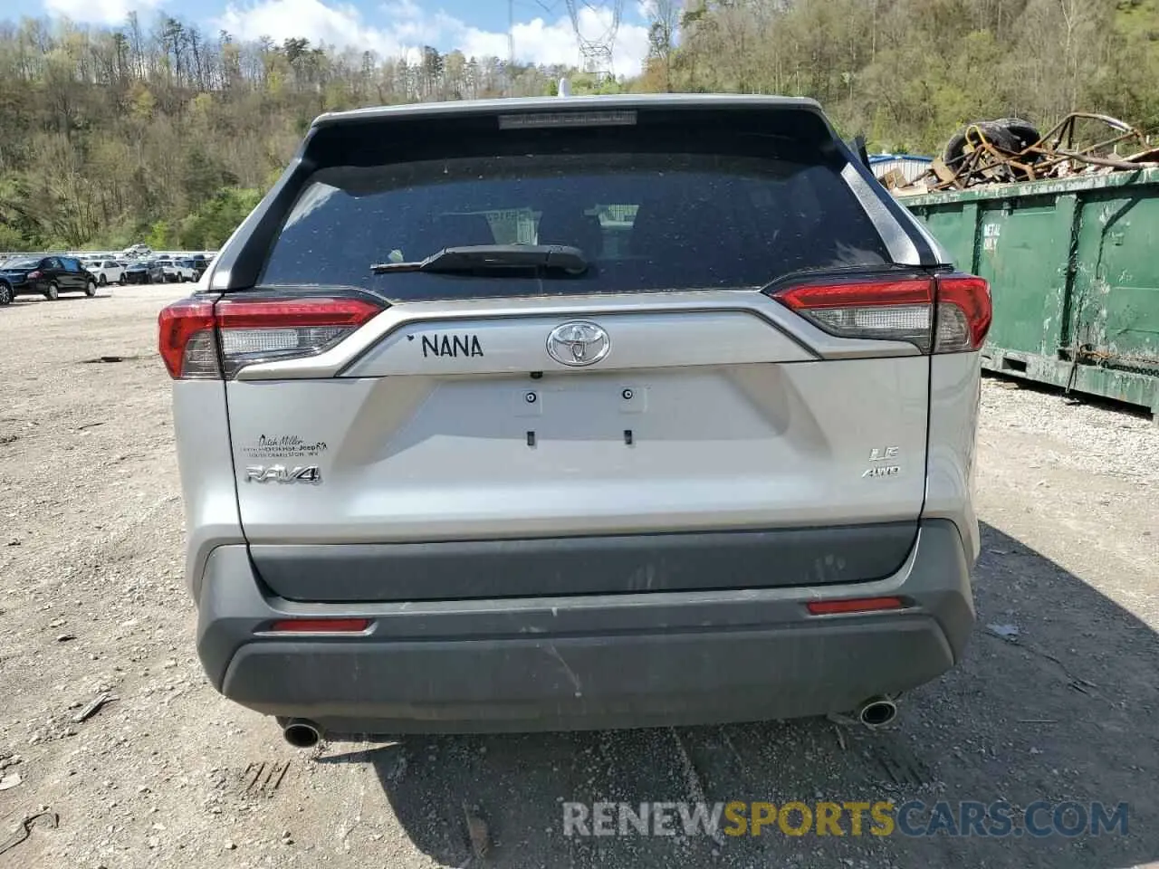 6 fotografías del automóvil dañado 2T3F1RFV0NW321778 TOYOTA RAV4 2022