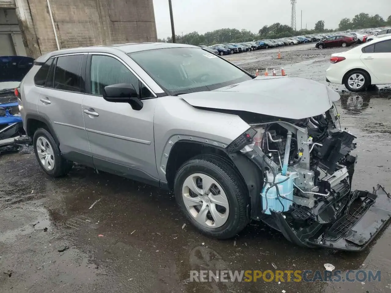4 fotografías del automóvil dañado 2T3F1RFV1NC322102 TOYOTA RAV4 2022