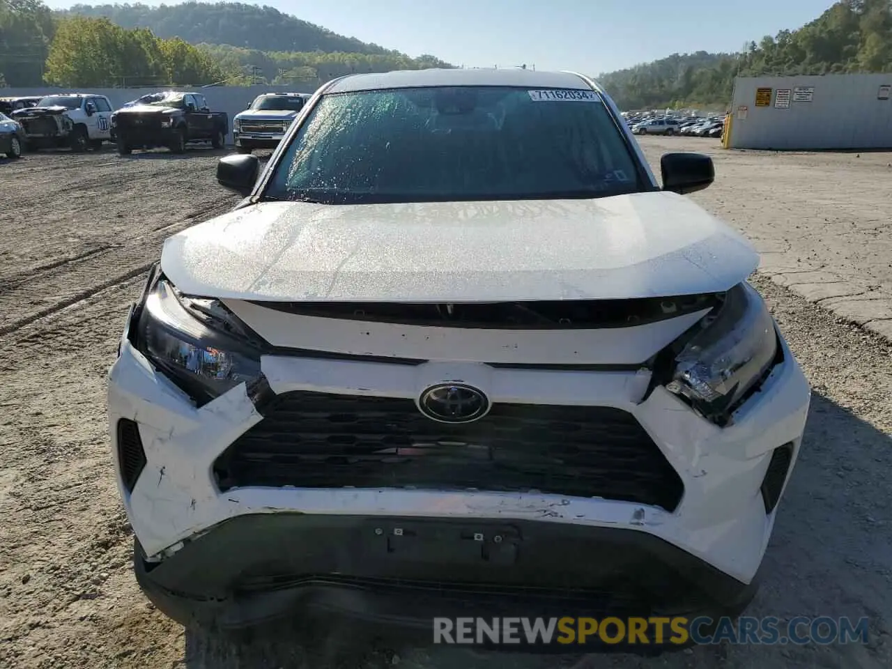5 fotografías del automóvil dañado 2T3F1RFV1NW276852 TOYOTA RAV4 2022