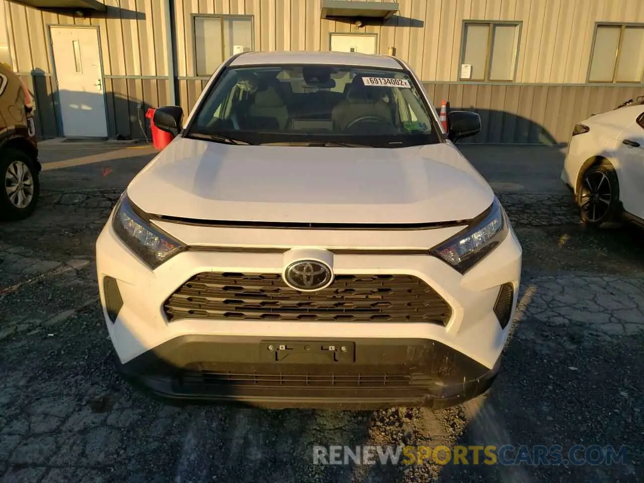 5 fotografías del automóvil dañado 2T3F1RFV2NC258782 TOYOTA RAV4 2022