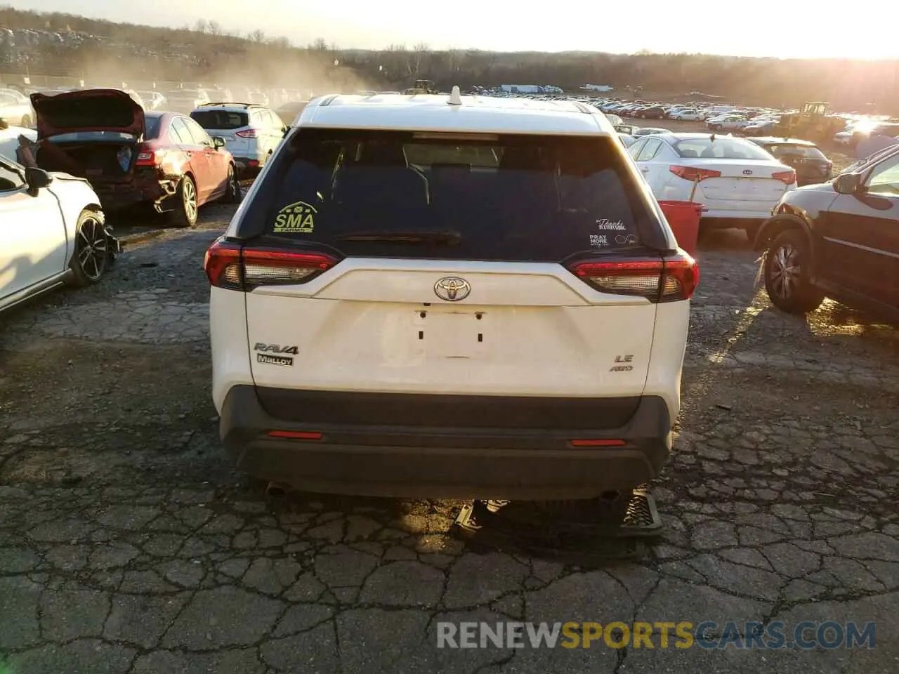 6 fotografías del automóvil dañado 2T3F1RFV2NC258782 TOYOTA RAV4 2022