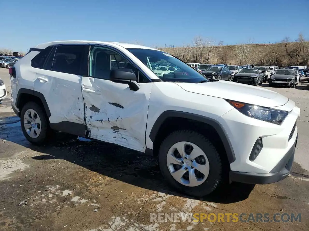 4 fotografías del automóvil dañado 2T3F1RFV2NC264016 TOYOTA RAV4 2022