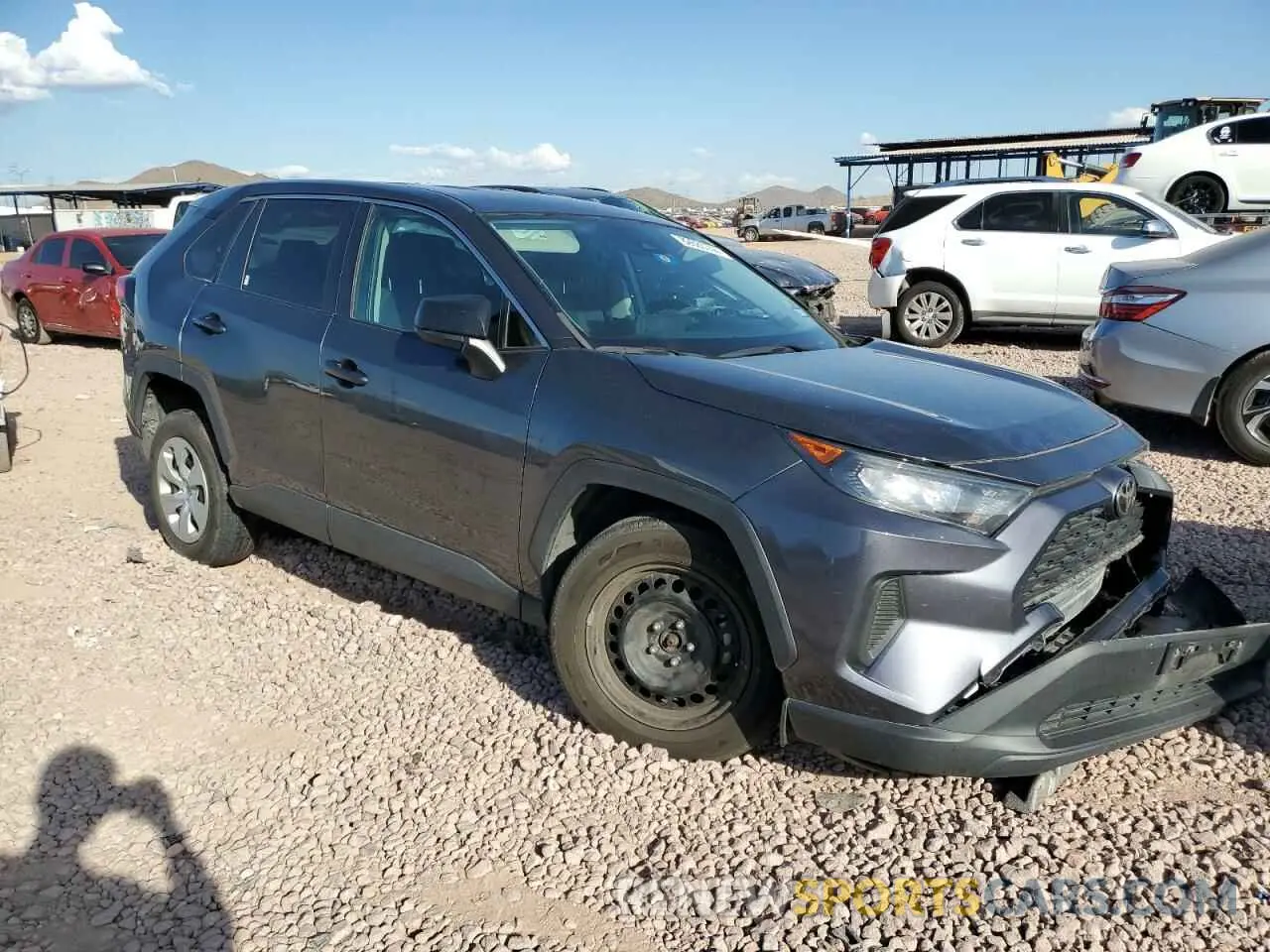 4 fotografías del automóvil dañado 2T3F1RFV2NC295735 TOYOTA RAV4 2022