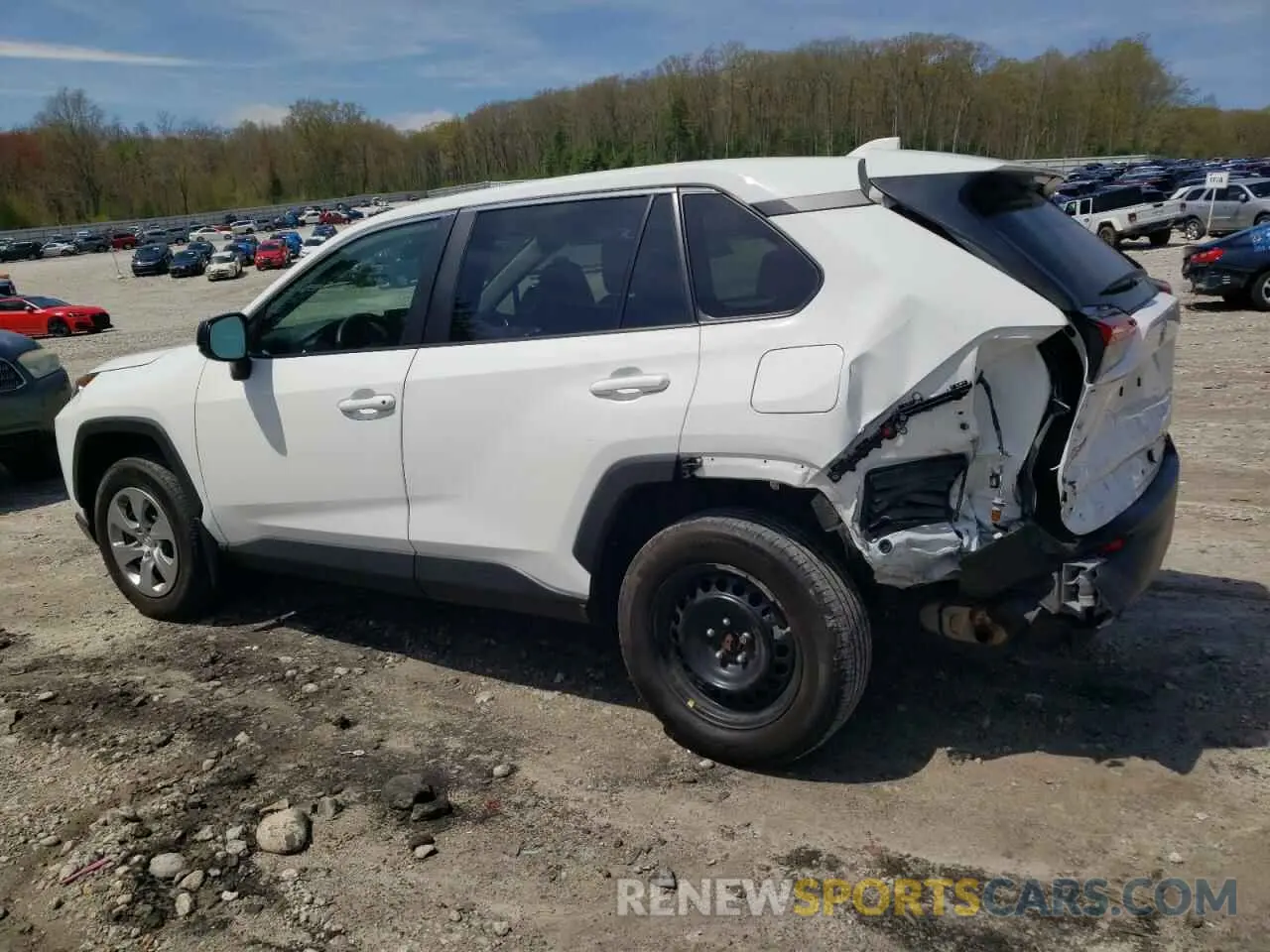 2 fotografías del automóvil dañado 2T3F1RFV2NW310006 TOYOTA RAV4 2022