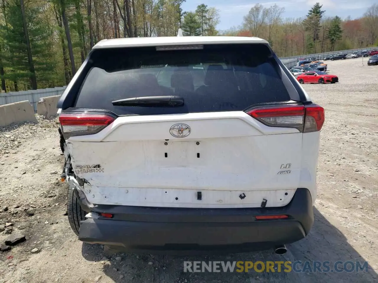 6 fotografías del automóvil dañado 2T3F1RFV2NW310006 TOYOTA RAV4 2022