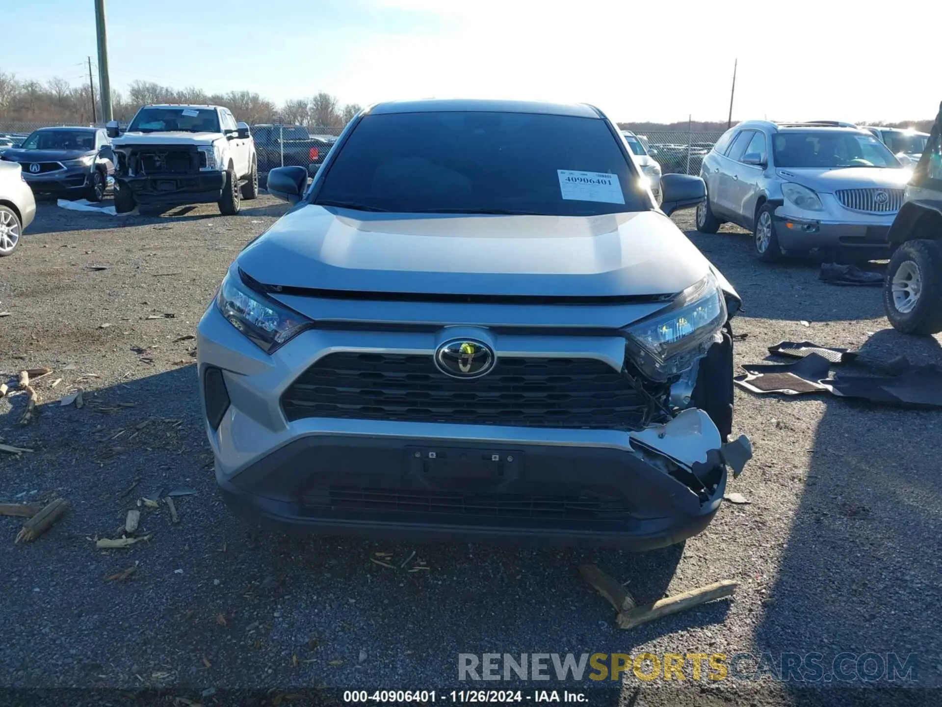 12 fotografías del automóvil dañado 2T3F1RFV3NW313710 TOYOTA RAV4 2022