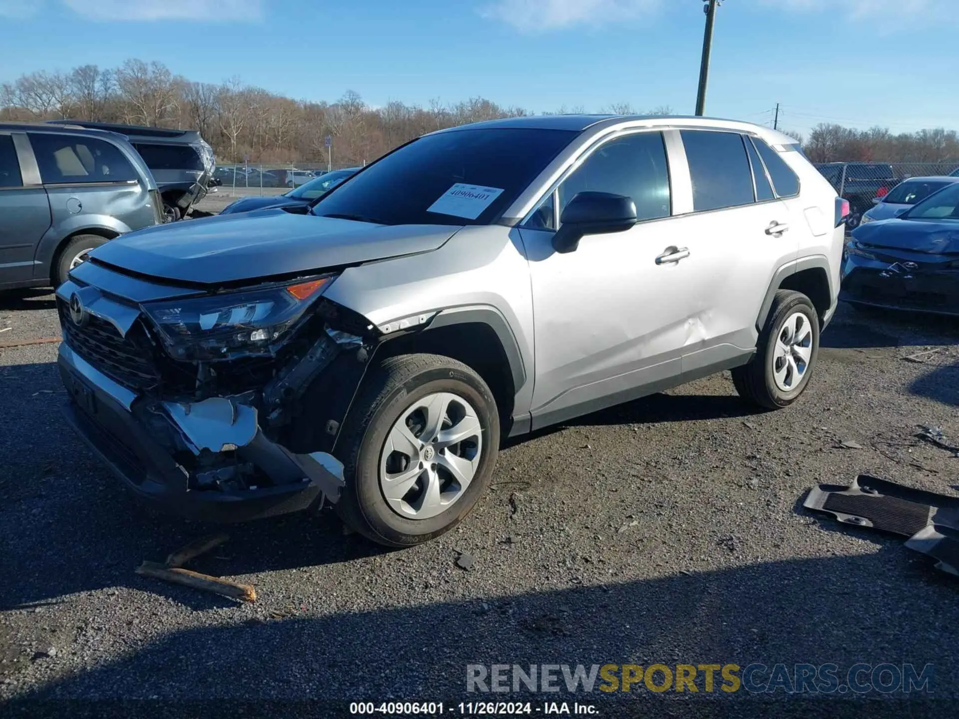 2 fotografías del automóvil dañado 2T3F1RFV3NW313710 TOYOTA RAV4 2022