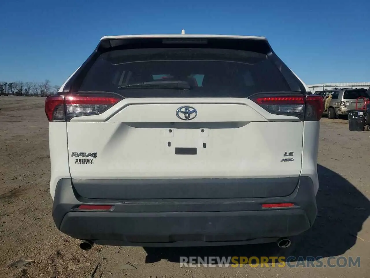 6 fotografías del automóvil dañado 2T3F1RFV4NW260922 TOYOTA RAV4 2022