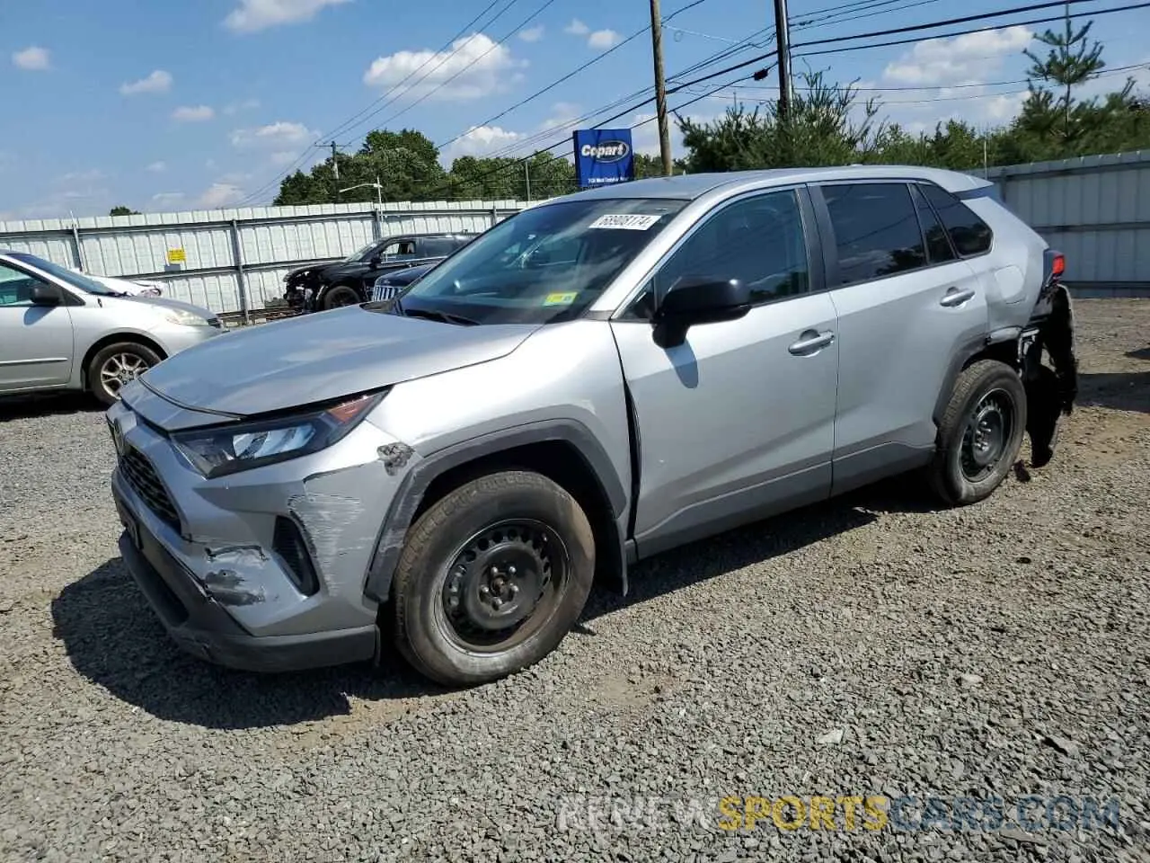 1 fotografías del automóvil dañado 2T3F1RFV4NW309701 TOYOTA RAV4 2022