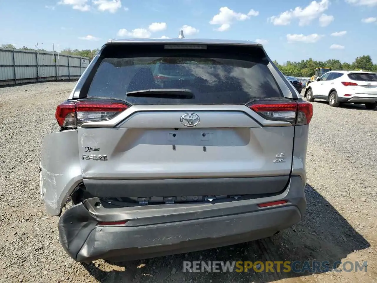 6 fotografías del automóvil dañado 2T3F1RFV4NW309701 TOYOTA RAV4 2022