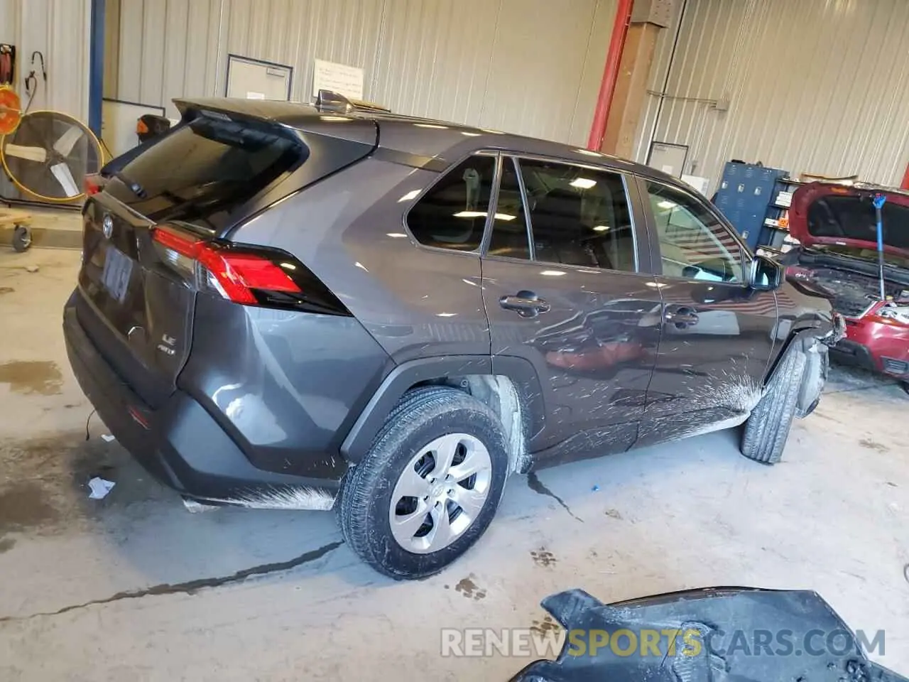 3 fotografías del automóvil dañado 2T3F1RFV5NW270665 TOYOTA RAV4 2022