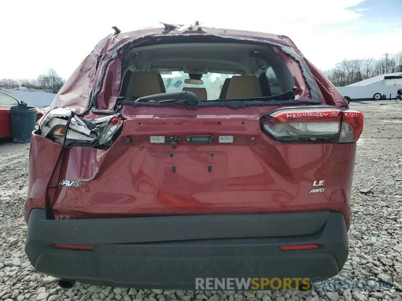 6 fotografías del automóvil dañado 2T3F1RFV6NW276989 TOYOTA RAV4 2022