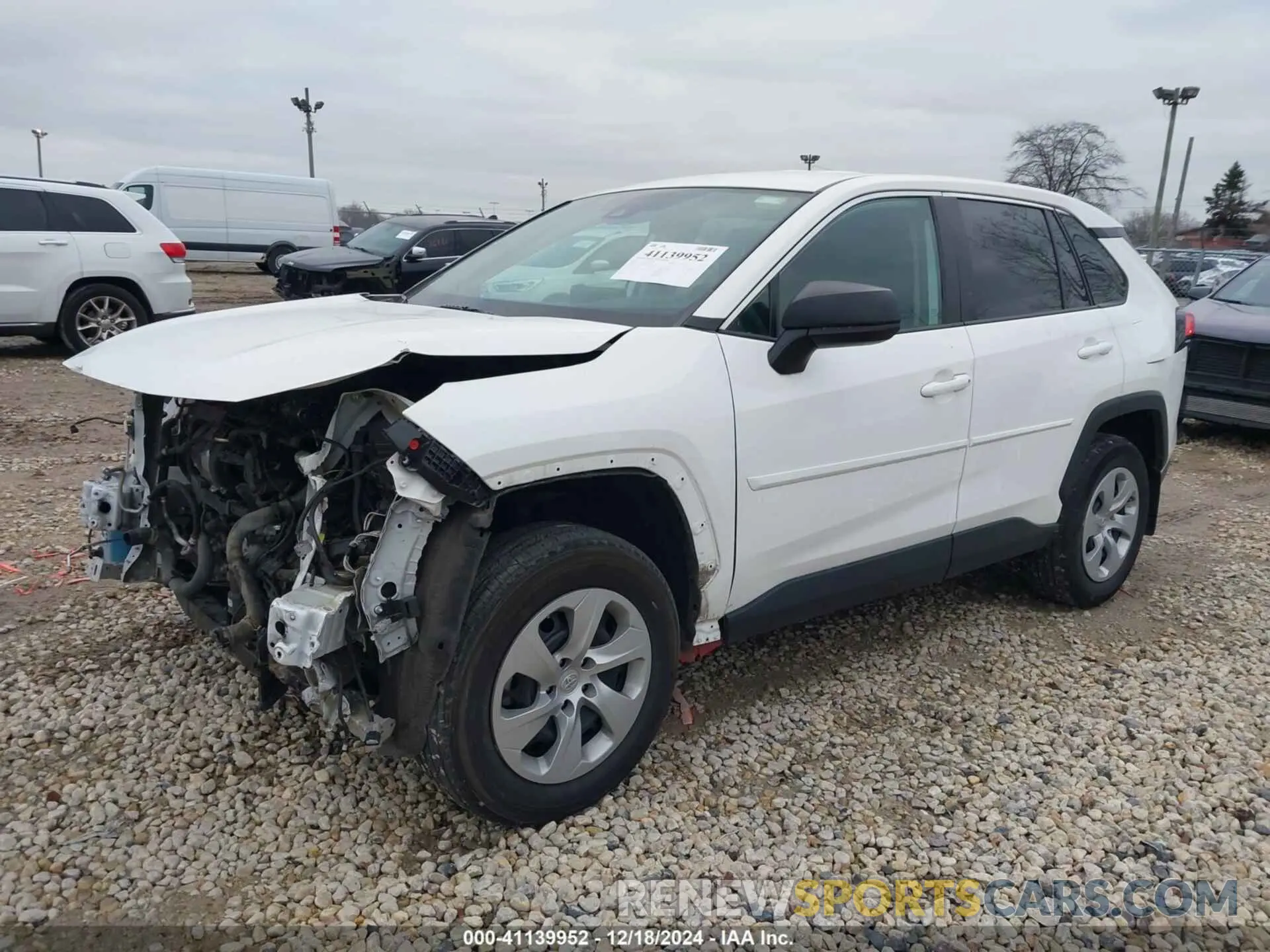 2 fotografías del automóvil dañado 2T3F1RFV6NW292321 TOYOTA RAV4 2022