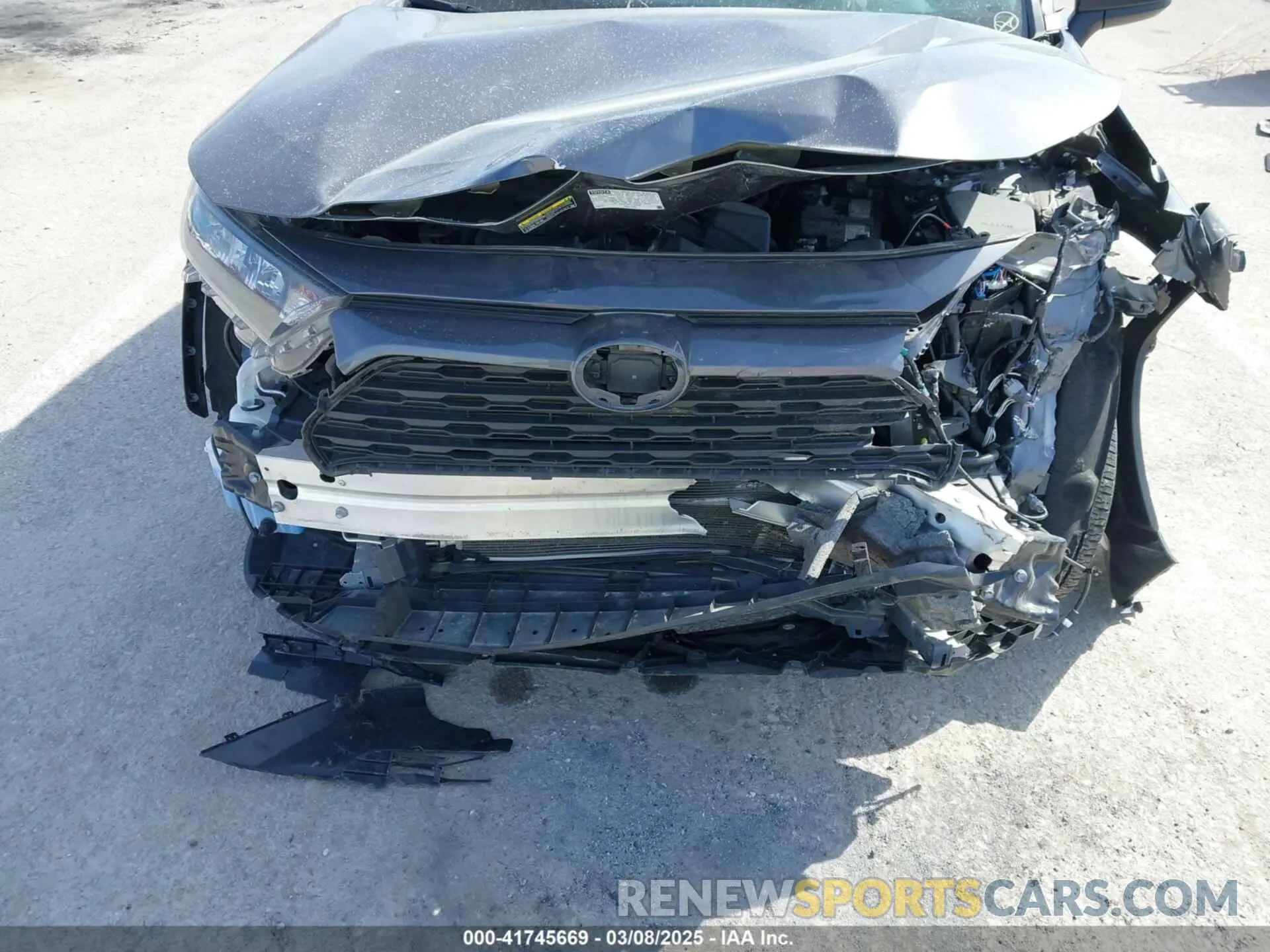 6 fotografías del automóvil dañado 2T3F1RFV7NC288814 TOYOTA RAV4 2022
