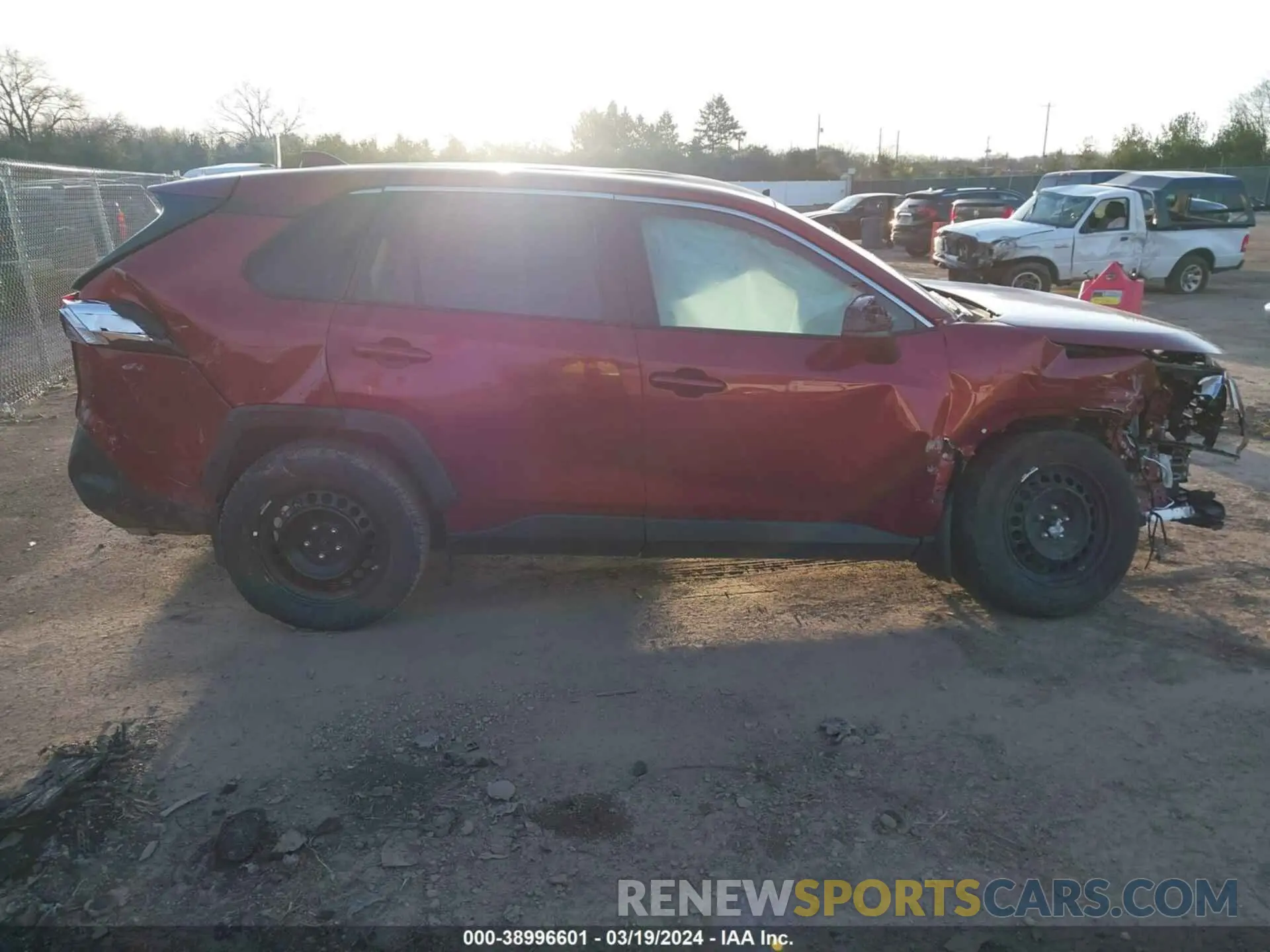 13 fotografías del automóvil dañado 2T3F1RFV7NW260428 TOYOTA RAV4 2022