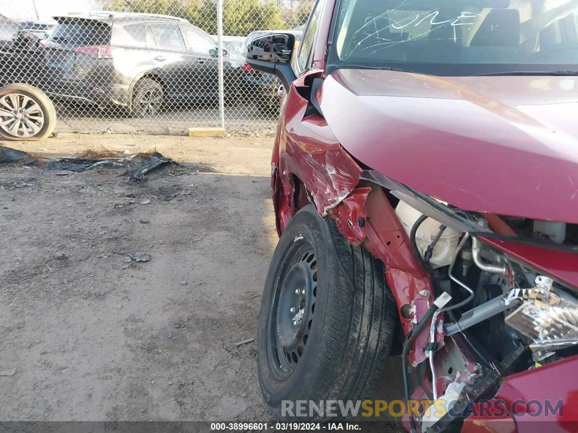 19 fotografías del automóvil dañado 2T3F1RFV7NW260428 TOYOTA RAV4 2022