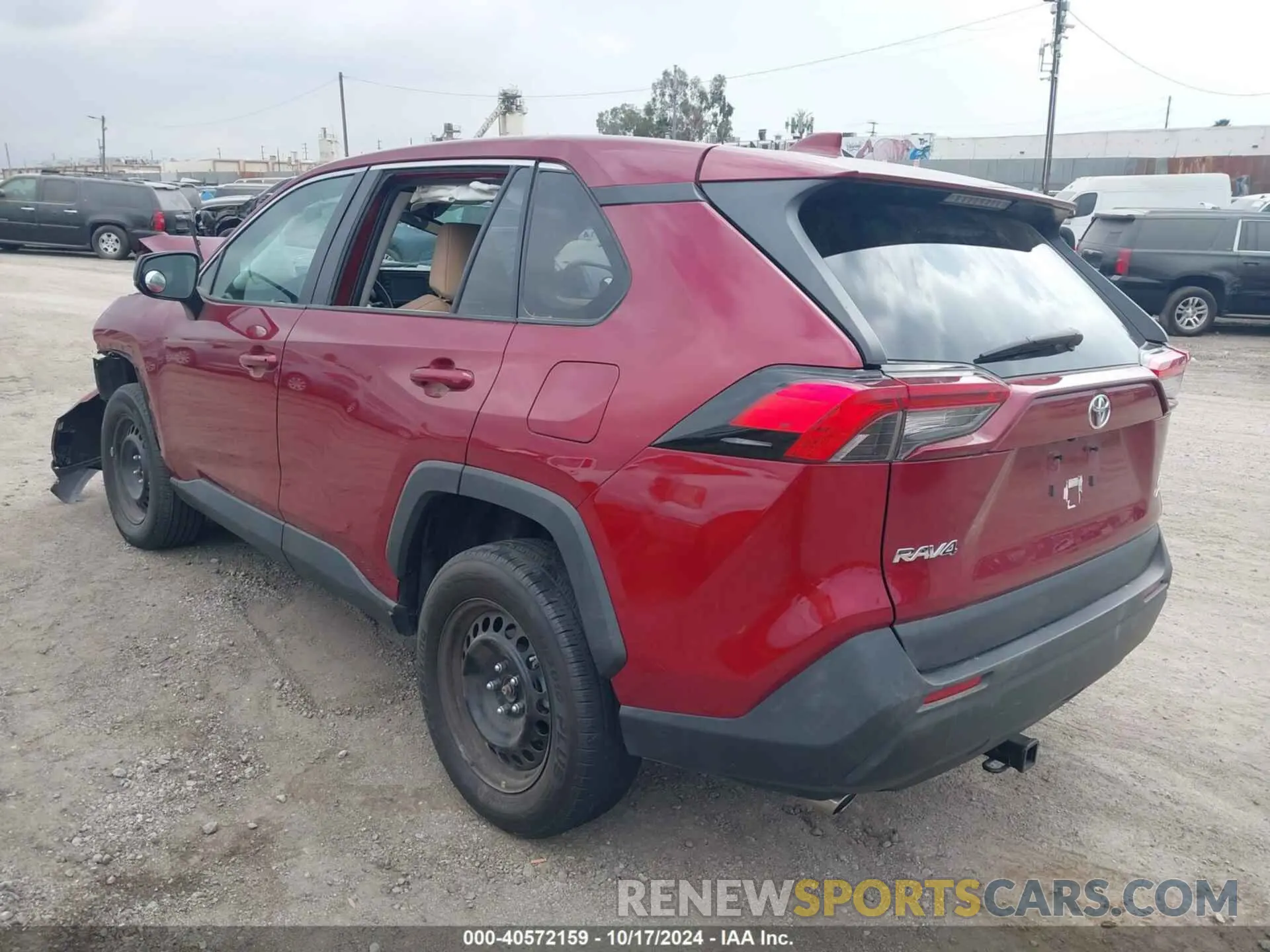 3 fotografías del automóvil dañado 2T3F1RFV7NW293557 TOYOTA RAV4 2022