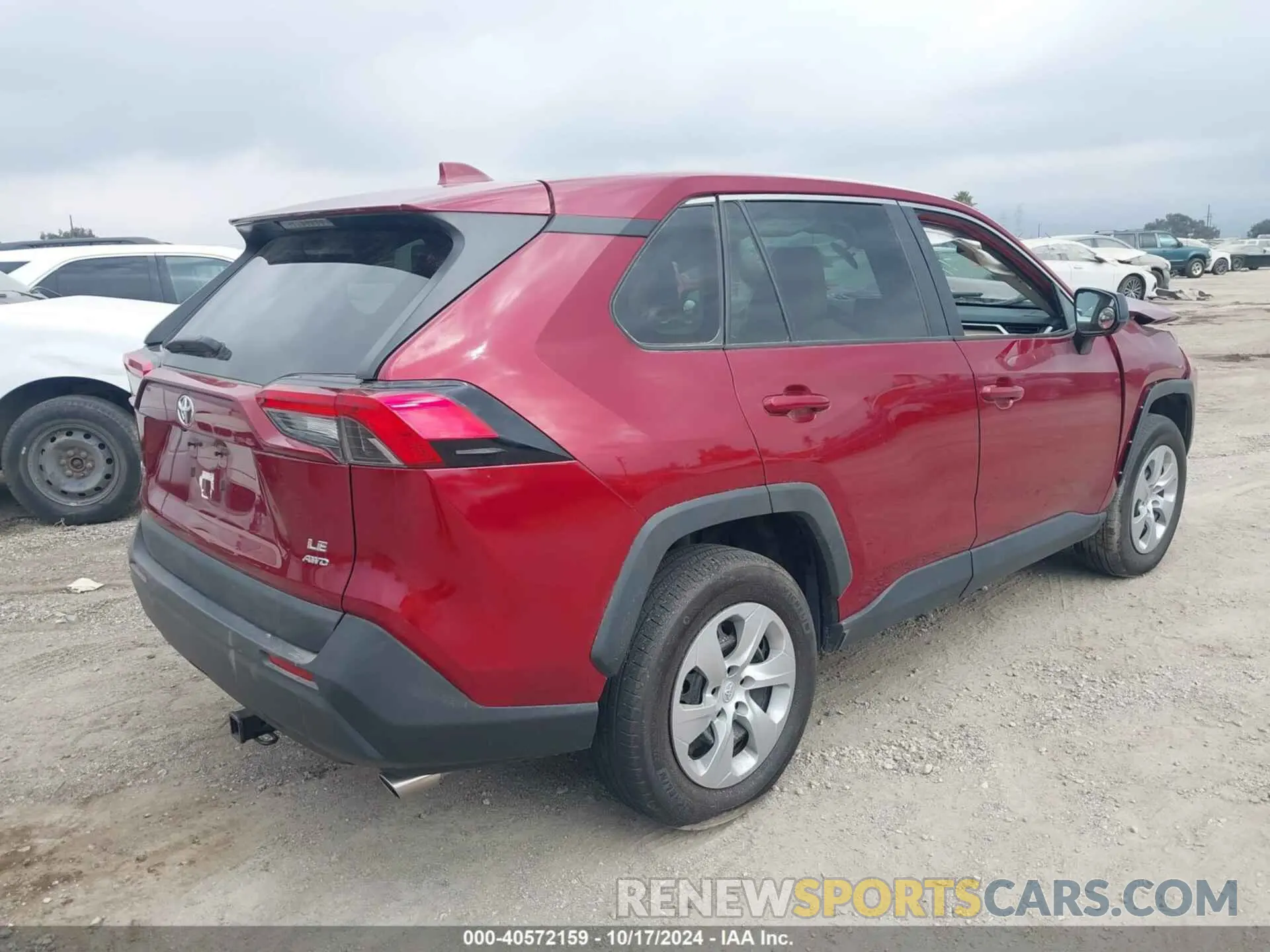 4 fotografías del automóvil dañado 2T3F1RFV7NW293557 TOYOTA RAV4 2022