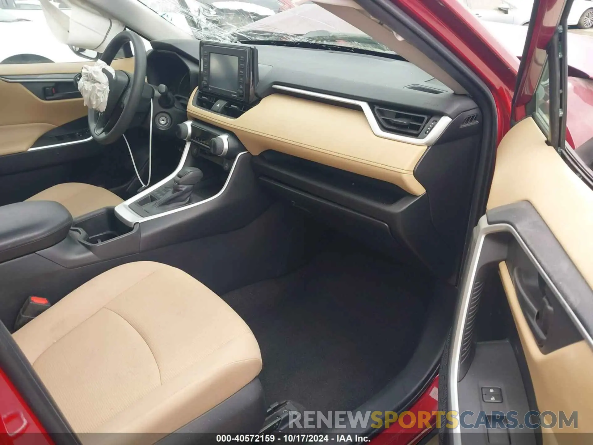 5 fotografías del automóvil dañado 2T3F1RFV7NW293557 TOYOTA RAV4 2022