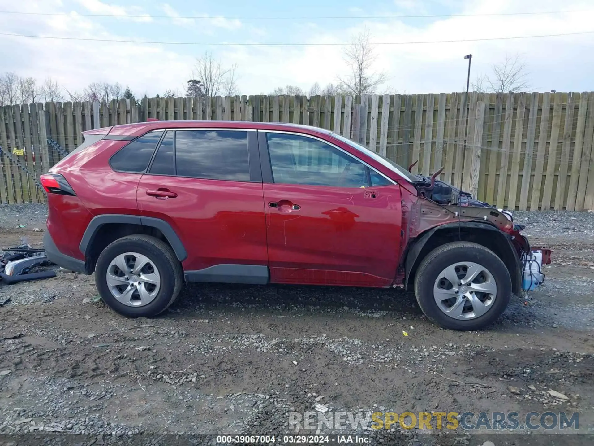 14 fotografías del automóvil dañado 2T3F1RFV7NW297284 TOYOTA RAV4 2022