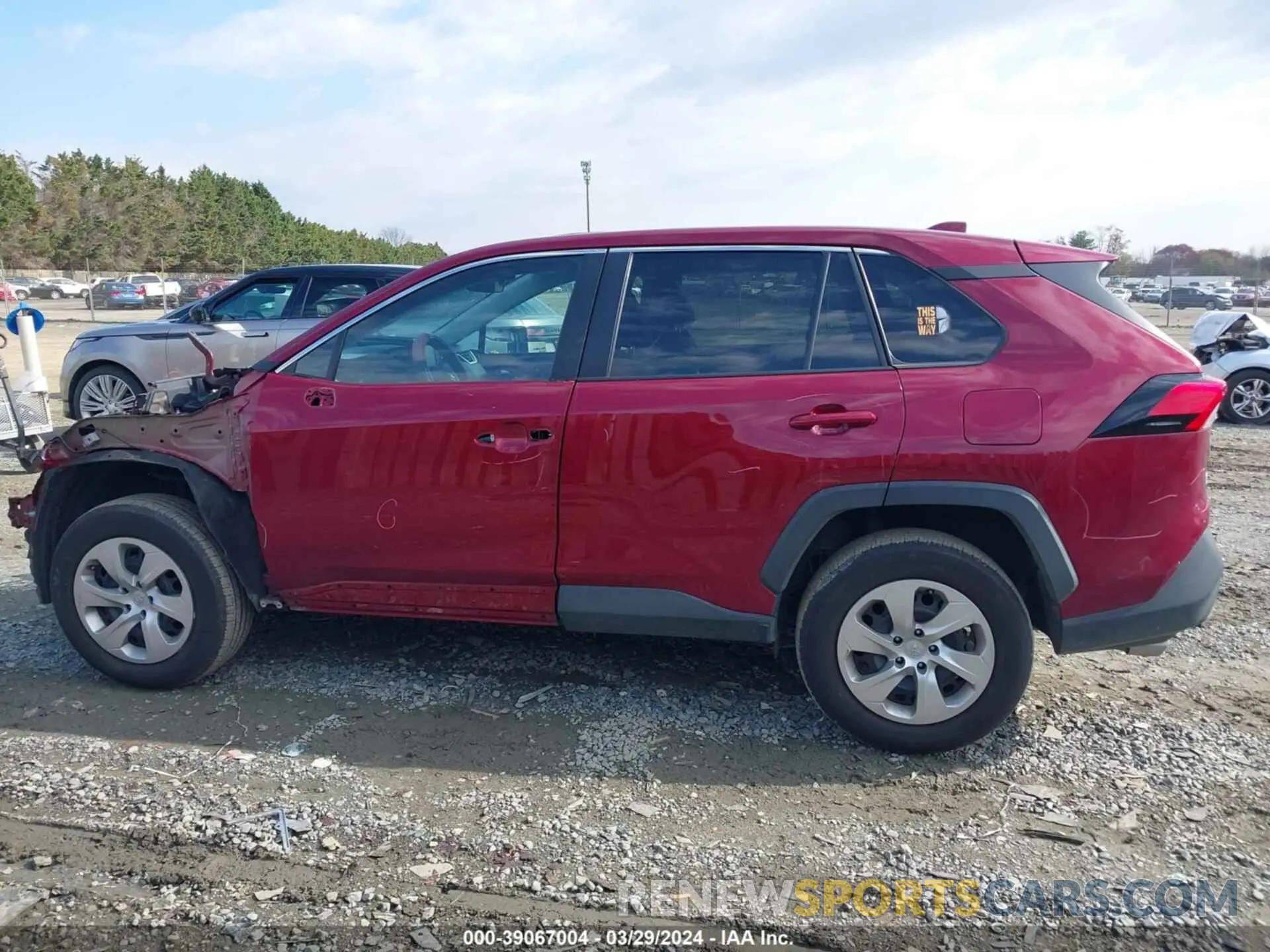 15 fotografías del automóvil dañado 2T3F1RFV7NW297284 TOYOTA RAV4 2022