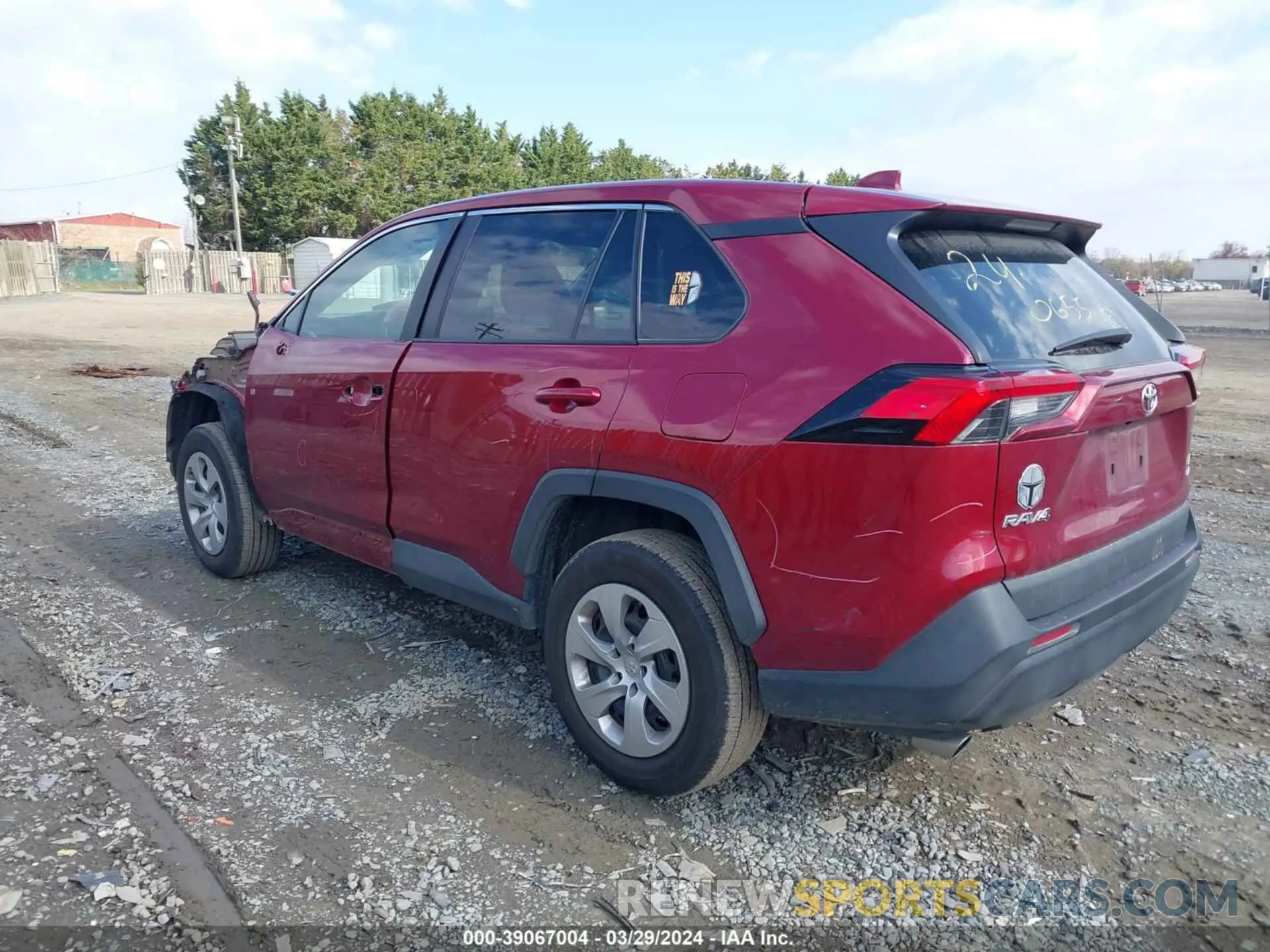 3 fotografías del automóvil dañado 2T3F1RFV7NW297284 TOYOTA RAV4 2022