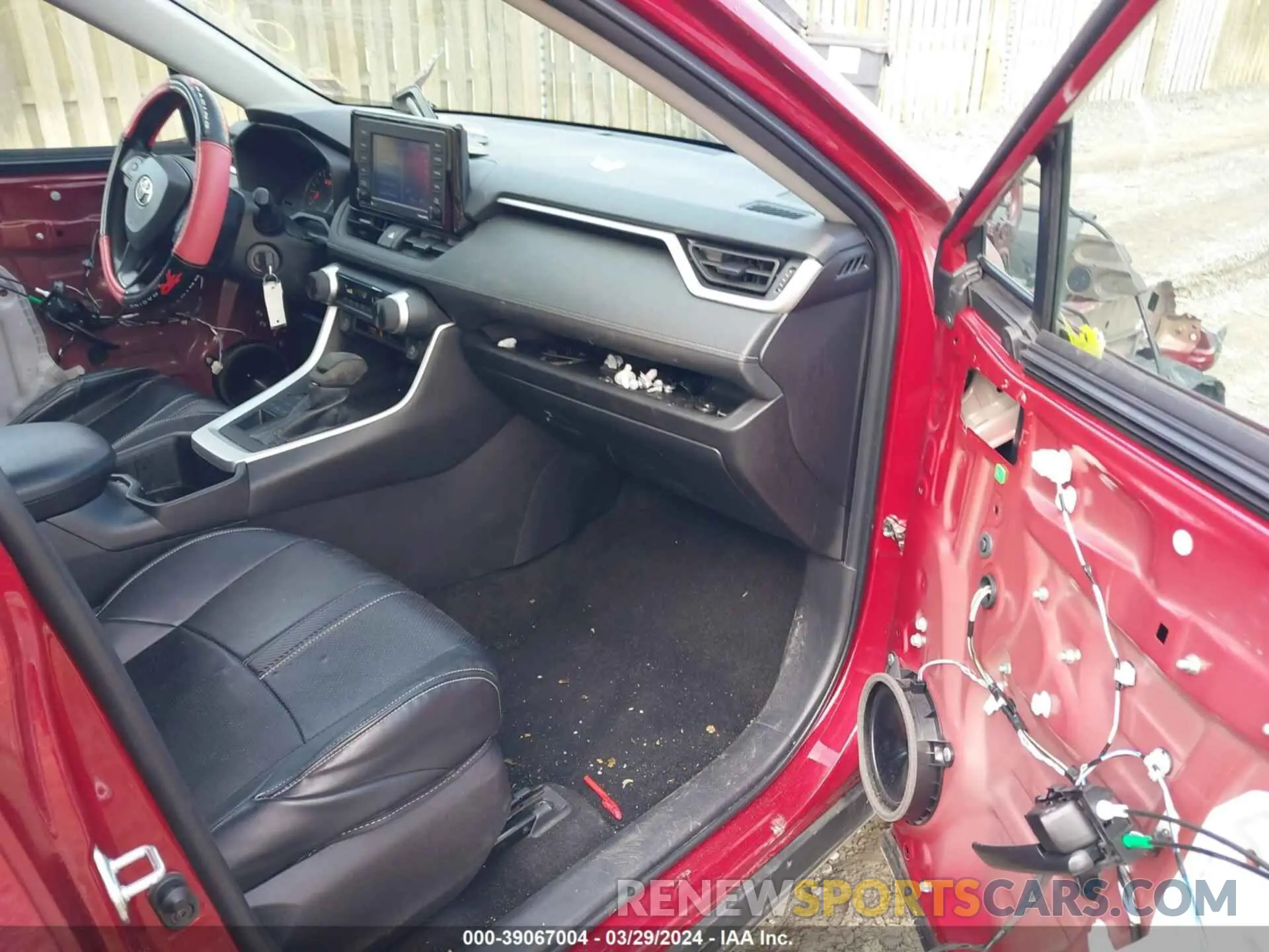 5 fotografías del automóvil dañado 2T3F1RFV7NW297284 TOYOTA RAV4 2022