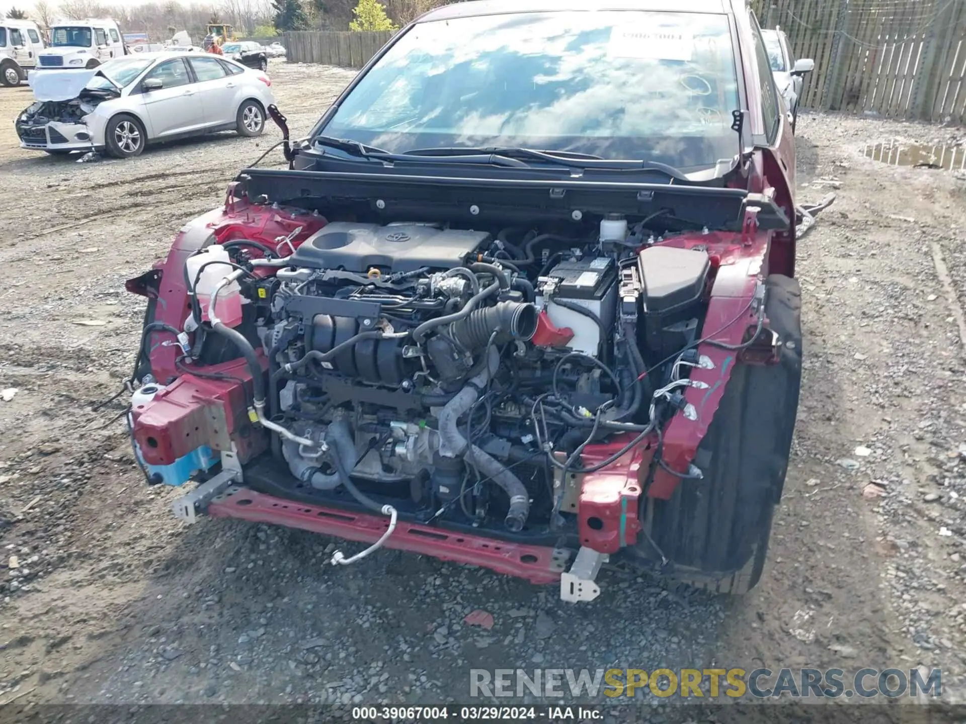 6 fotografías del automóvil dañado 2T3F1RFV7NW297284 TOYOTA RAV4 2022