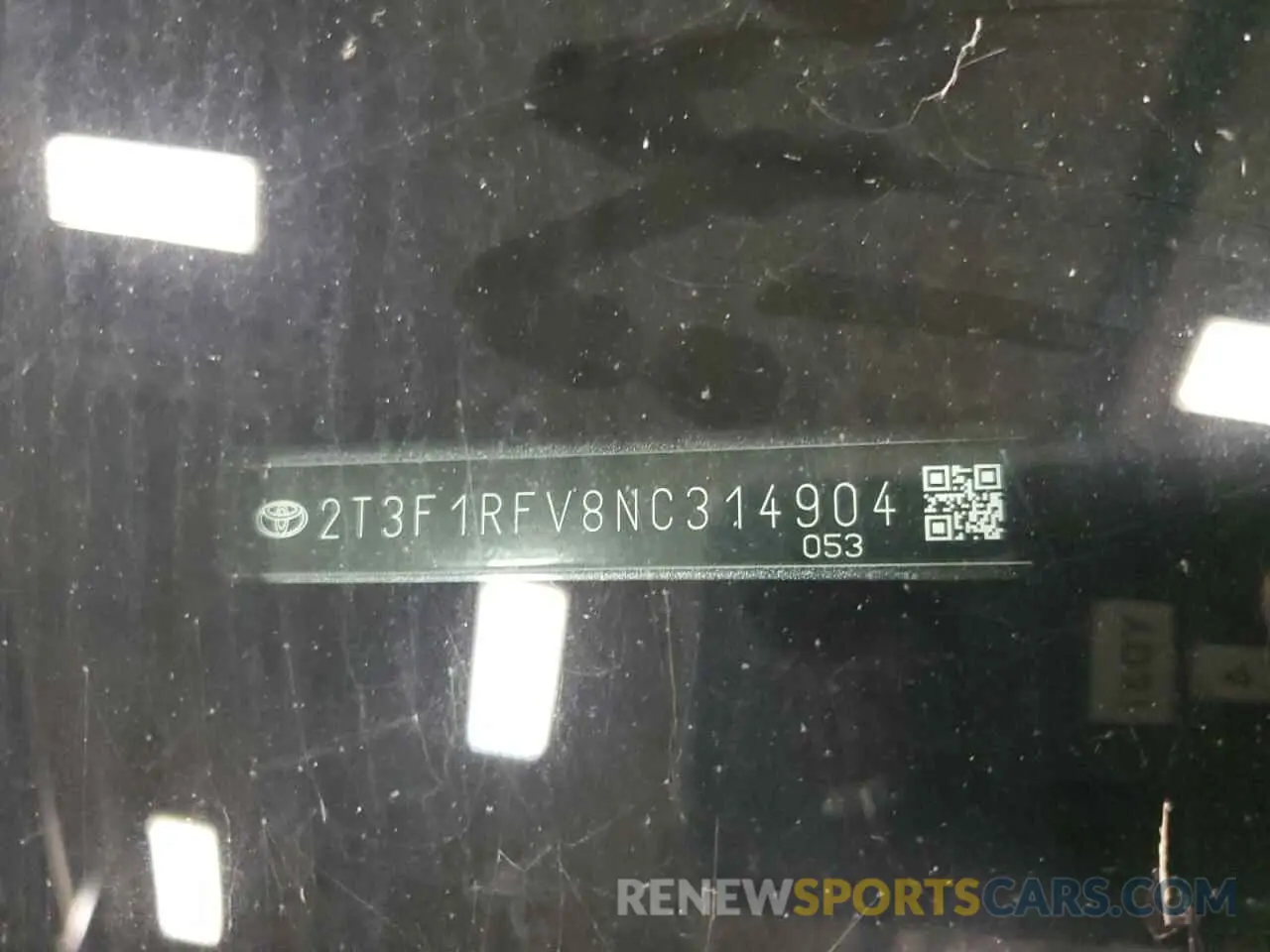 13 fotografías del automóvil dañado 2T3F1RFV8NC314904 TOYOTA RAV4 2022
