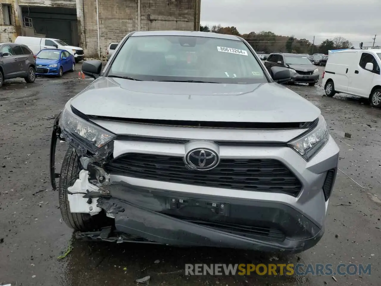 5 fotografías del automóvil dañado 2T3F1RFV9NC259735 TOYOTA RAV4 2022