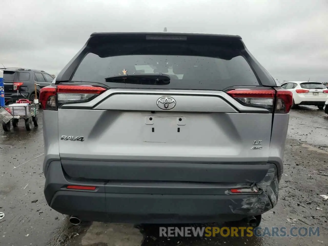 6 fotografías del automóvil dañado 2T3F1RFV9NC259735 TOYOTA RAV4 2022