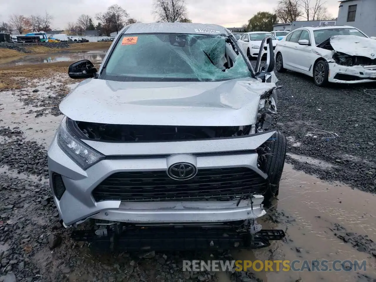 5 fotografías del automóvil dañado 2T3G1RFV1NW303505 TOYOTA RAV4 2022