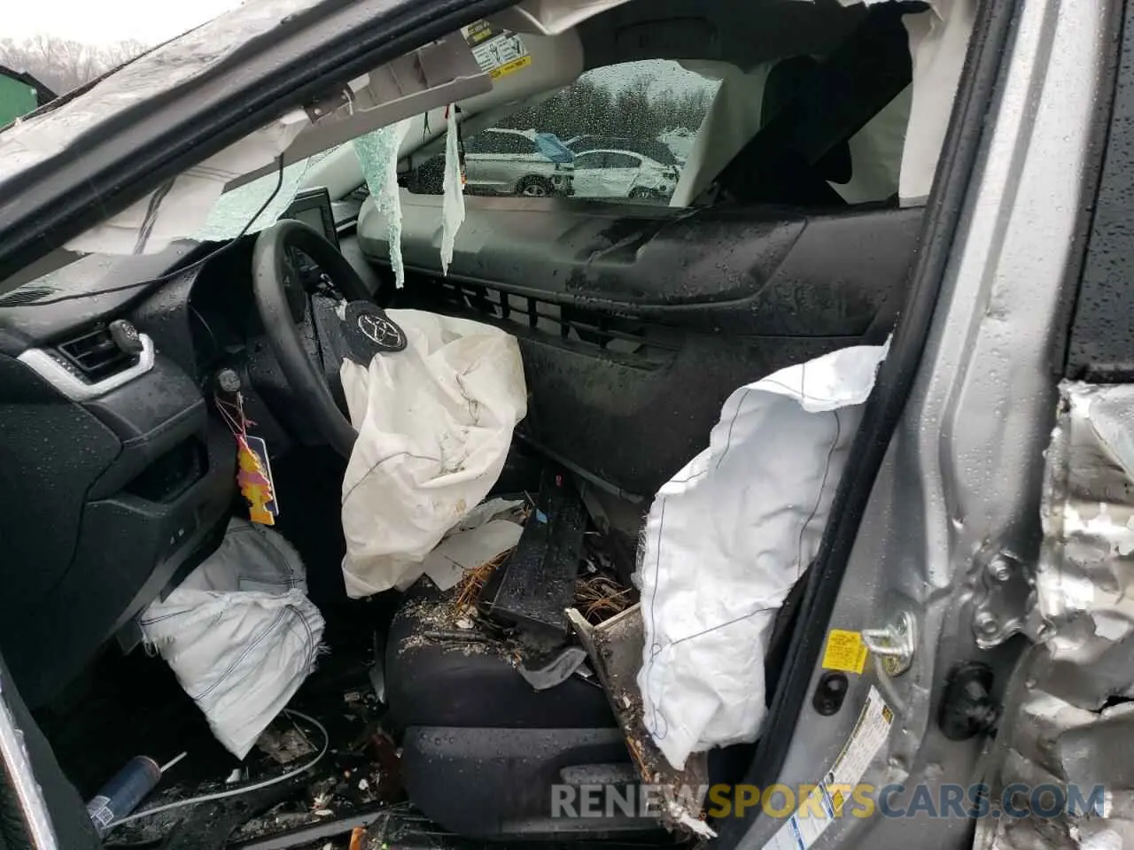 7 fotografías del automóvil dañado 2T3G1RFV1NW303505 TOYOTA RAV4 2022
