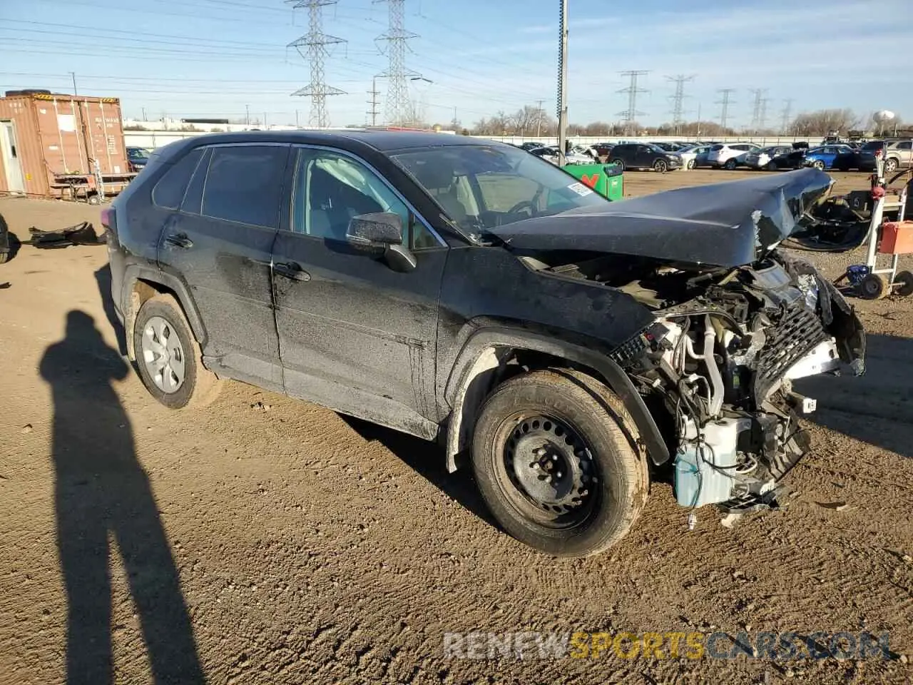 4 fotografías del automóvil dañado 2T3G1RFV2NC294167 TOYOTA RAV4 2022