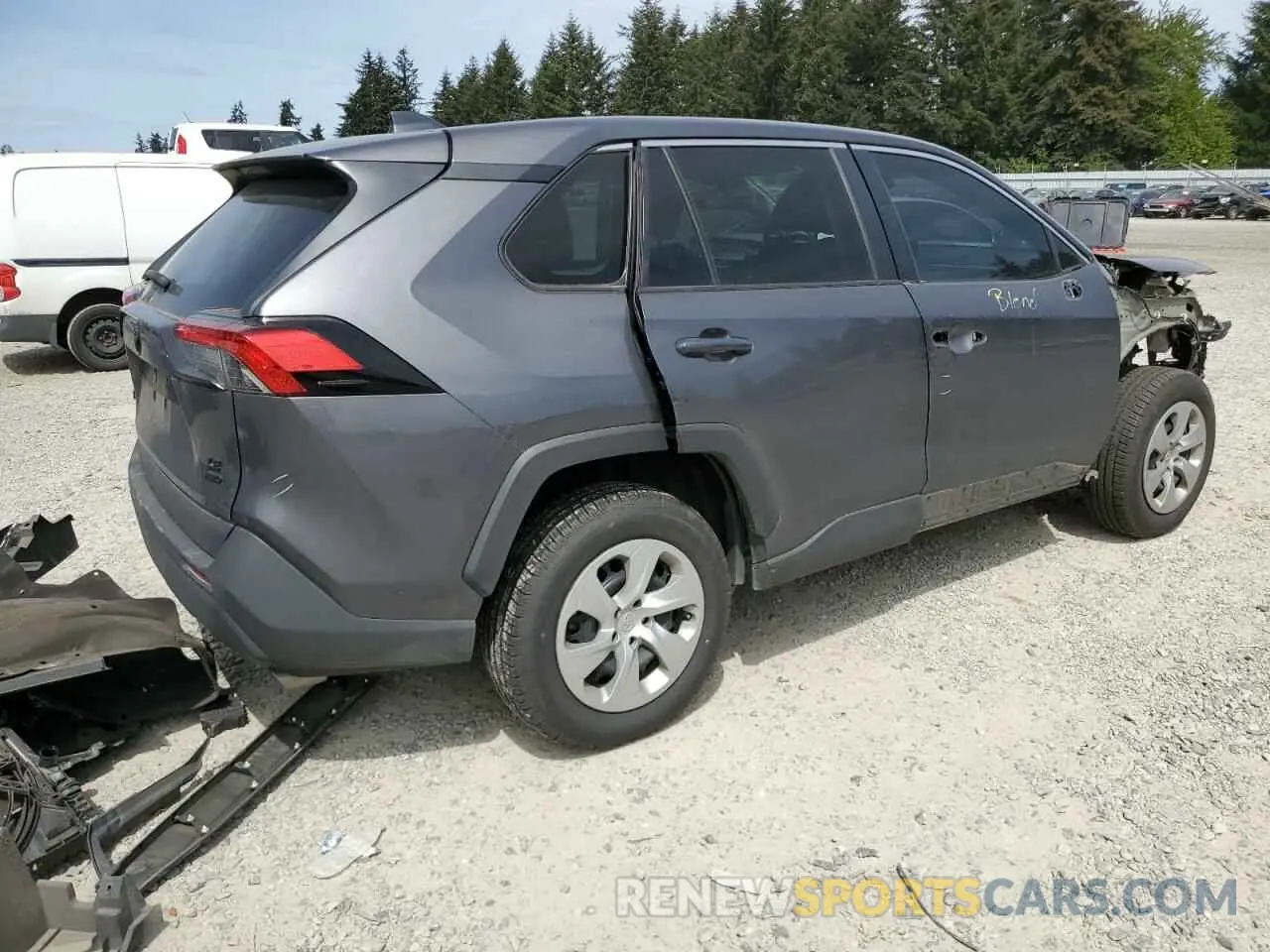 3 fotografías del automóvil dañado 2T3G1RFV2NC295867 TOYOTA RAV4 2022