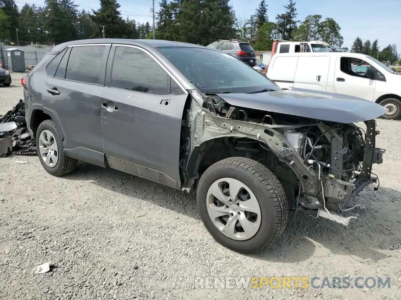 4 fotografías del automóvil dañado 2T3G1RFV2NC295867 TOYOTA RAV4 2022