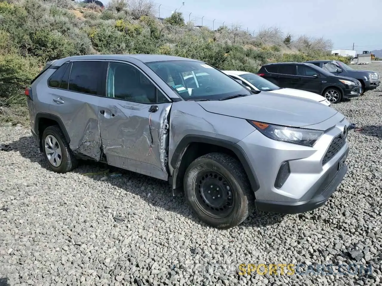 4 fotografías del automóvil dañado 2T3G1RFV5NC312869 TOYOTA RAV4 2022