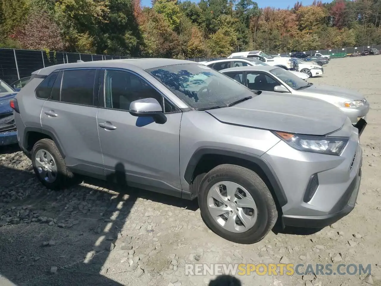 4 fotografías del automóvil dañado 2T3G1RFV6NC281910 TOYOTA RAV4 2022