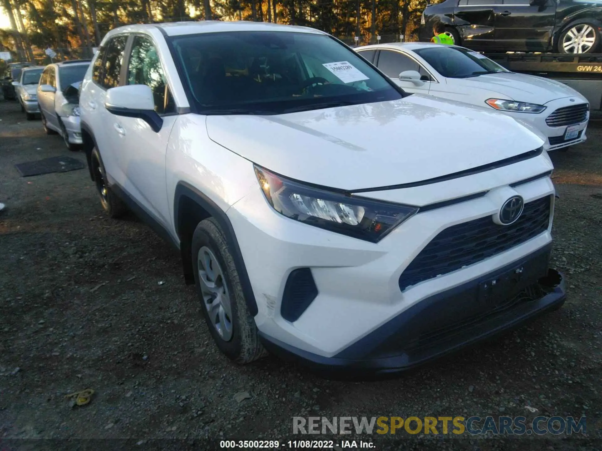 1 fotografías del automóvil dañado 2T3G1RFV7NW300222 TOYOTA RAV4 2022