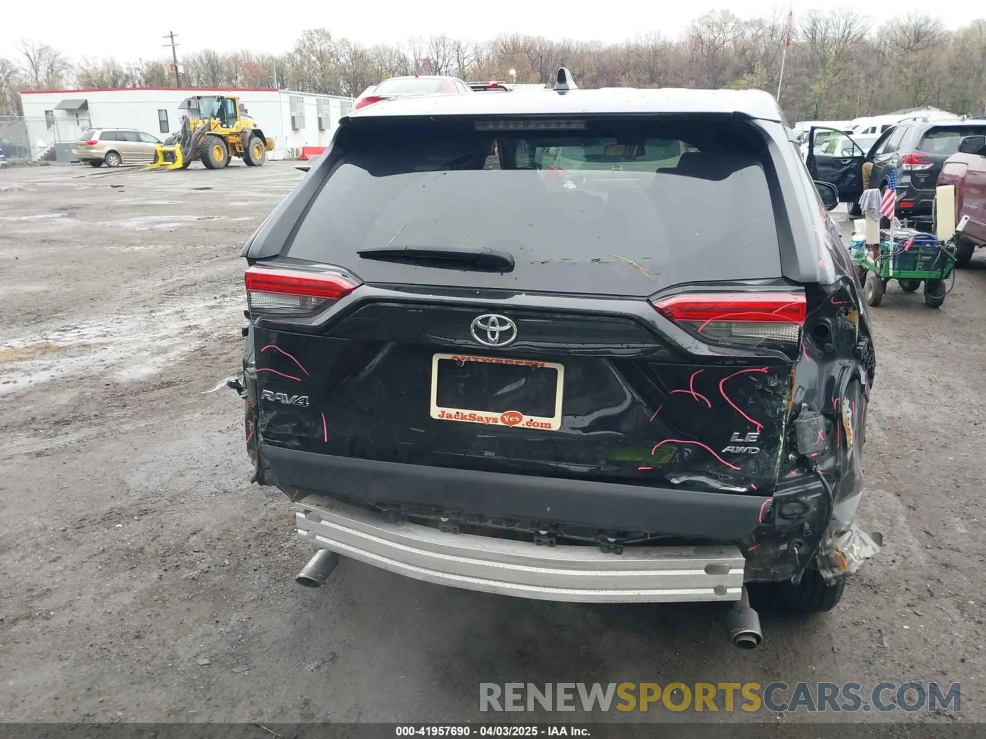 16 fotografías del automóvil dañado 2T3G1RFV7NW317134 TOYOTA RAV4 2022