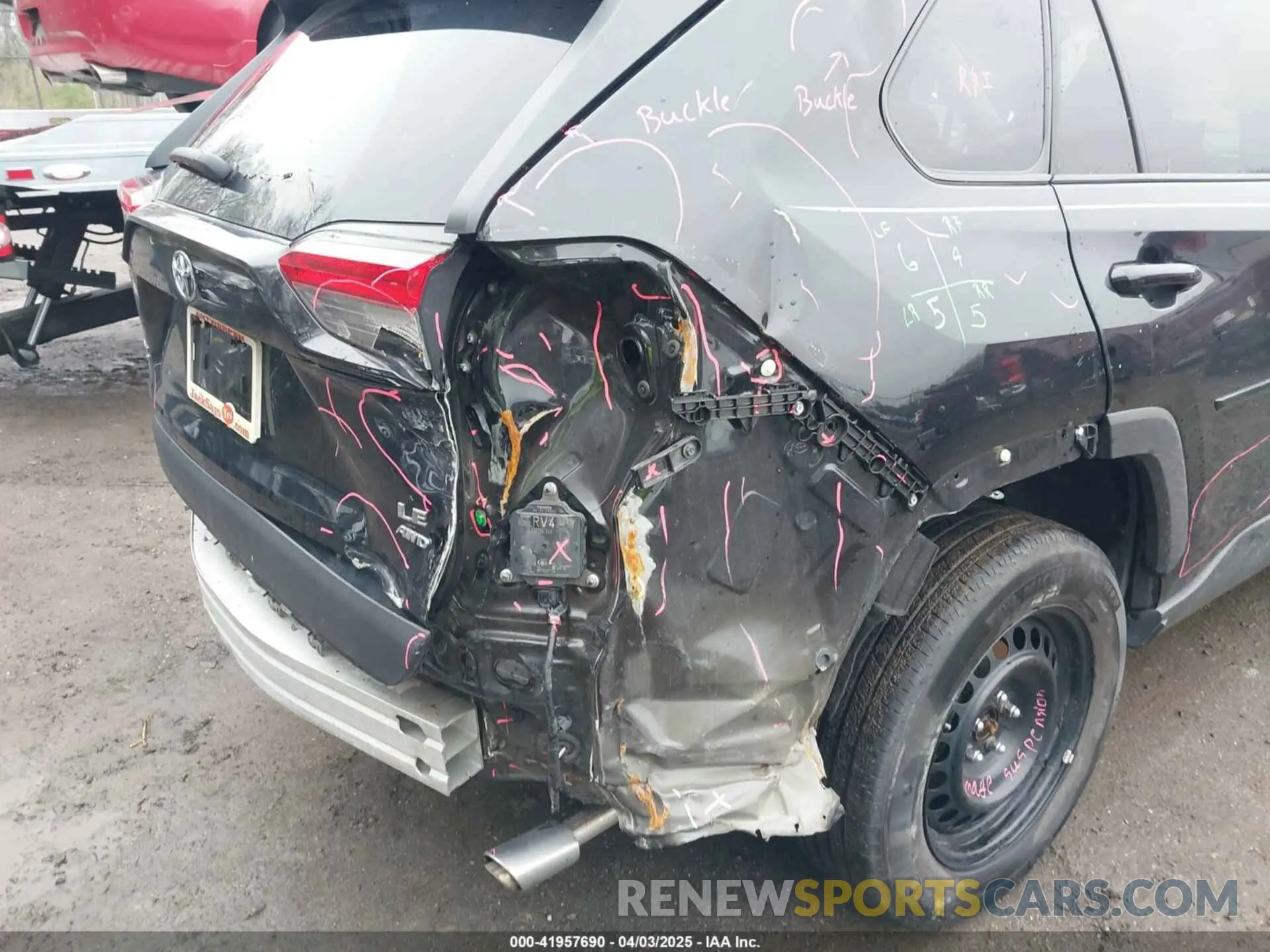 19 fotografías del automóvil dañado 2T3G1RFV7NW317134 TOYOTA RAV4 2022