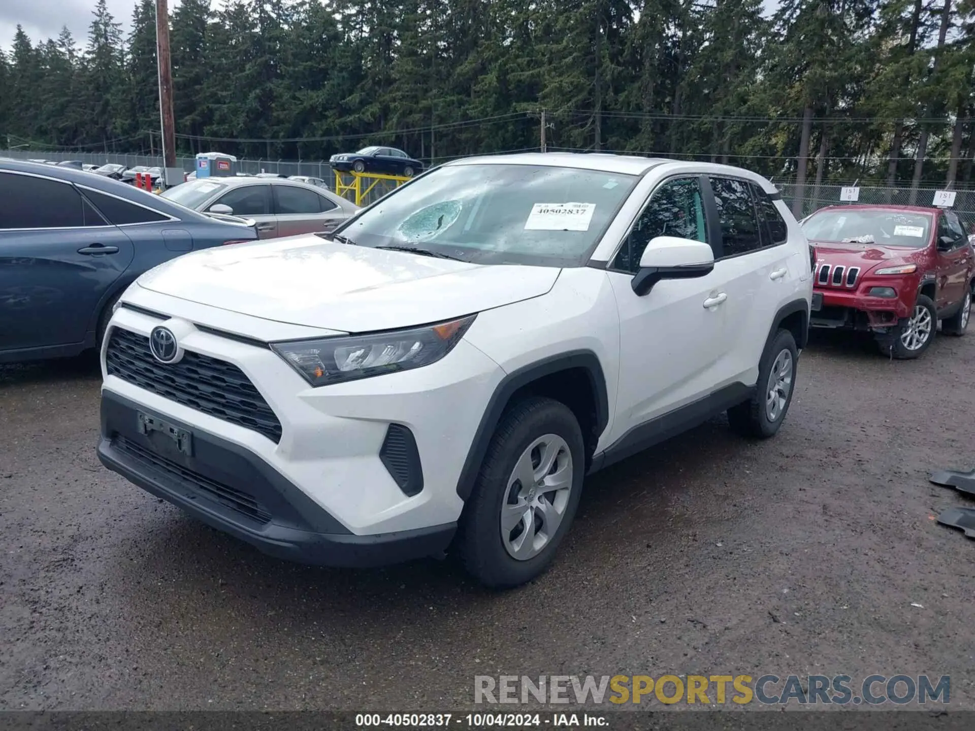 2 fotografías del automóvil dañado 2T3G1RFV8NC273632 TOYOTA RAV4 2022