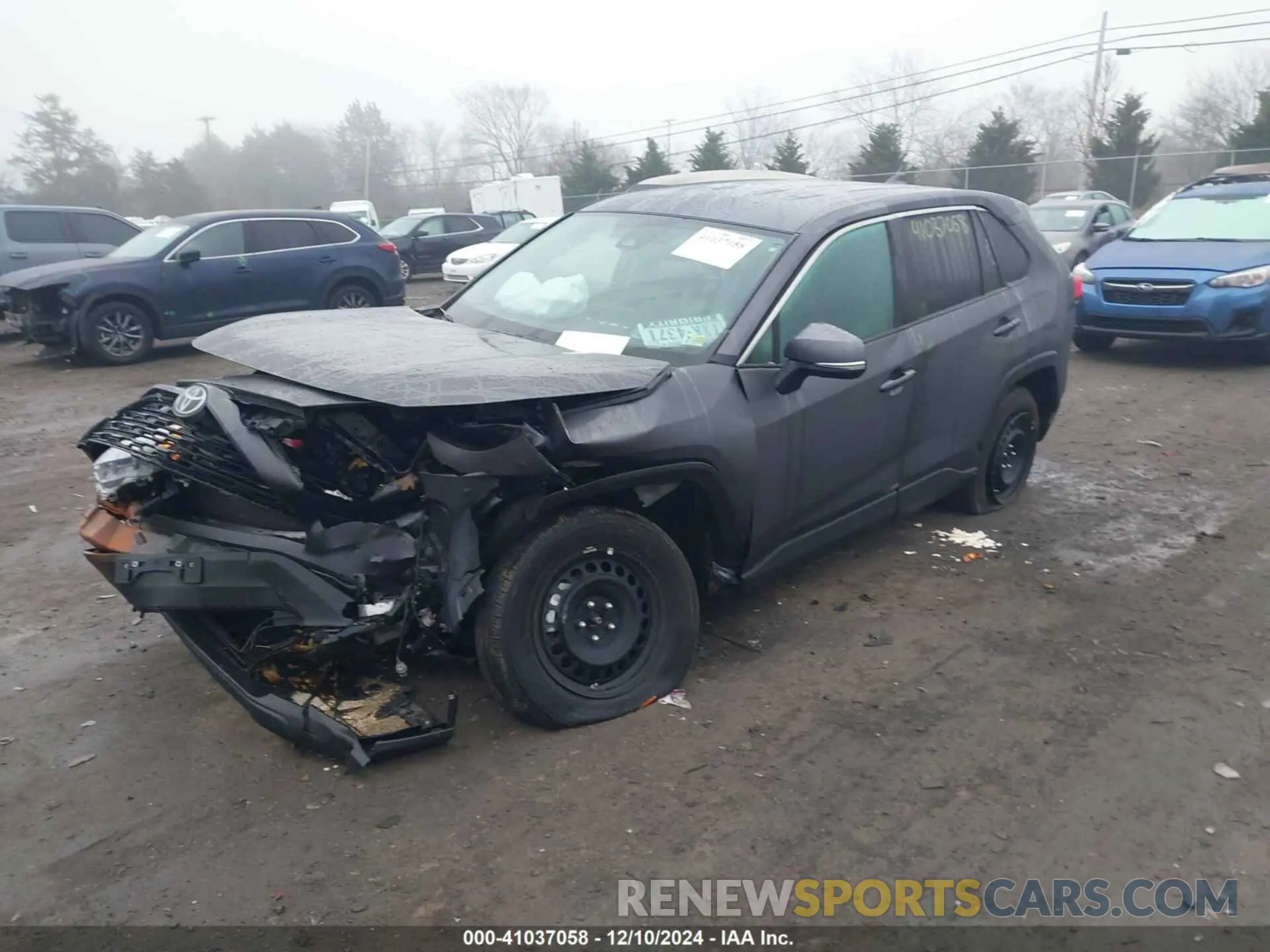 2 fotografías del automóvil dañado 2T3G1RFV9NW277591 TOYOTA RAV4 2022