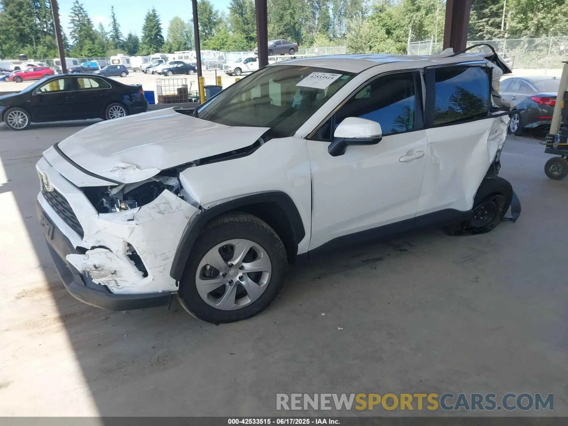 2 fotografías del automóvil dañado 2T3G1RFVXNW307309 TOYOTA RAV4 2022