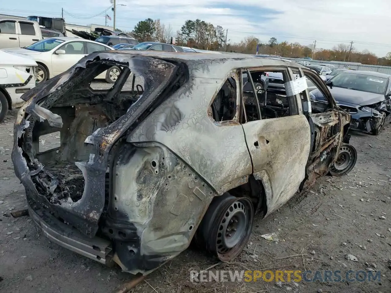 3 fotografías del automóvil dañado 2T3H1RFV0NC174226 TOYOTA RAV4 2022