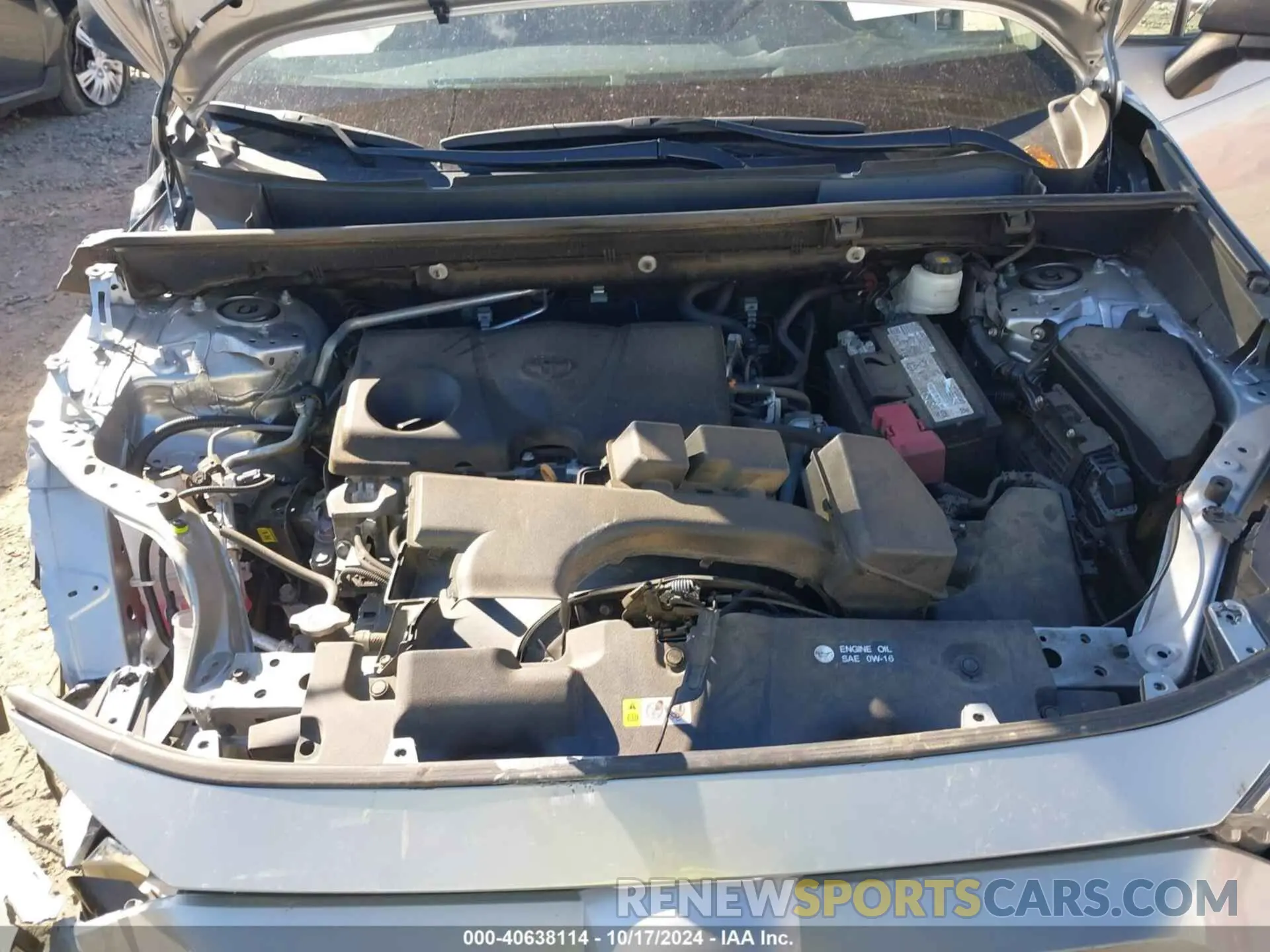 10 fotografías del automóvil dañado 2T3H1RFV0NC195853 TOYOTA RAV4 2022
