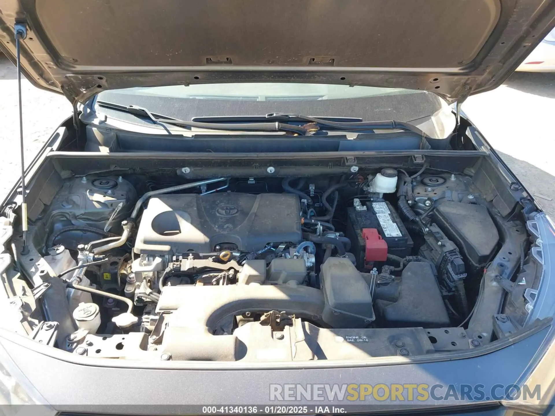10 fotografías del automóvil dañado 2T3H1RFV0NW230079 TOYOTA RAV4 2022